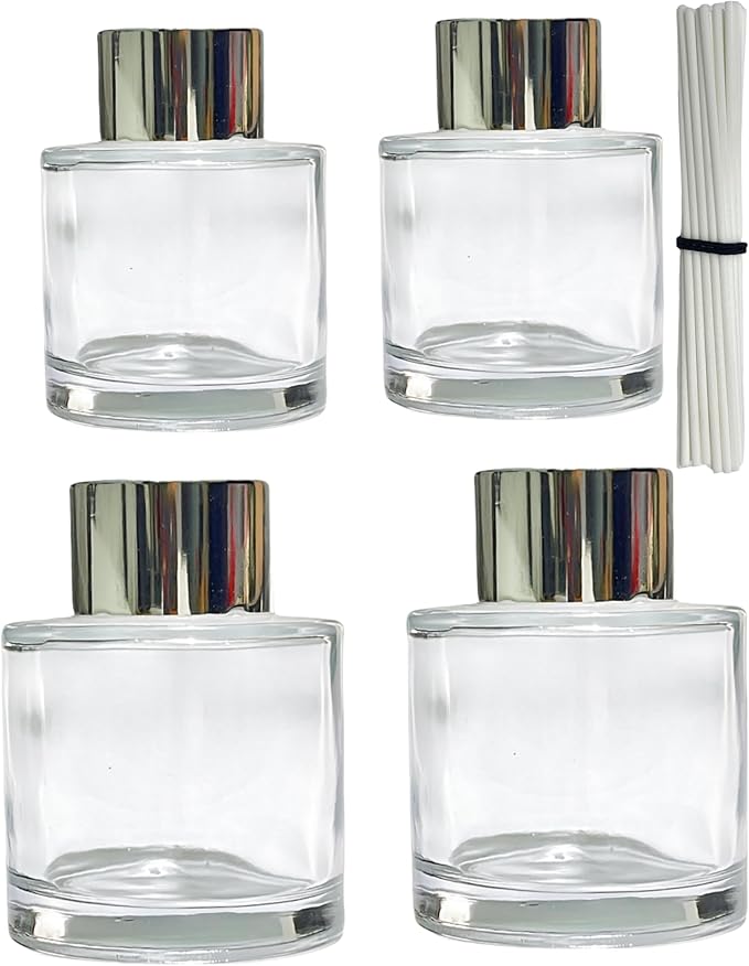 4PCS Reed Diffuser Bottles Empty, Diffuser Bottle Capacity 50ml Diffuser Stick by Unknown