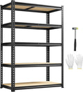 1980LBS Storage Shelves, 5-Tier Adjustable Pantry Shelves, Metal Shelving Unit by Durayloly