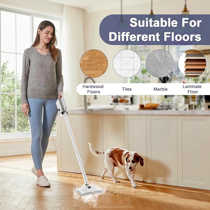 Steam Cleaner, 6 in1 Rotated Steam Mop Cleaner - Image 7
