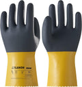 LANON 3 Pairs PVC Chemical Gloves, Thick Rubber Work Gloves, Heavy-Duty by LANONProtection