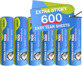 COBETE 6 Rollers Total 600 Sheets Extra Sticky Lint Roller Refills, by COBETE