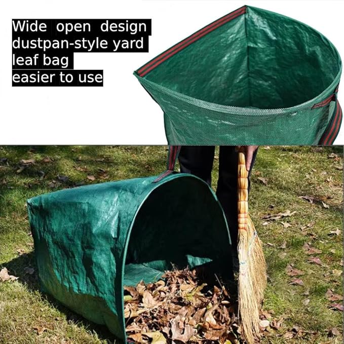 72 Gallon Yard Lawn Garden Bags, Large Standable Leaf Bags, Outdoor Garbage Can - Image 8