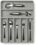 SMIRLY Silverware Drawer Organizer – Bamboo Kitchen Drawer Organizer, by Smirly