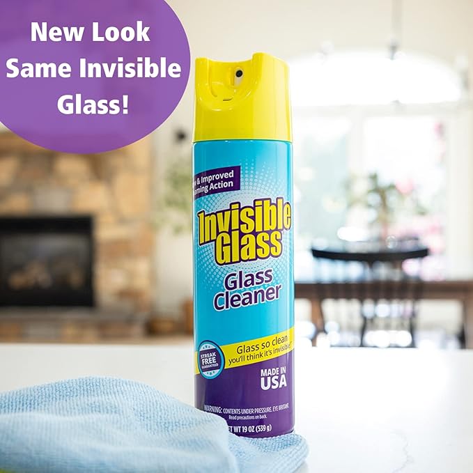 Invisible Glass 91160-6PK Premium Glass And Window Cleaner Aerosol Can Leaves - Image 2