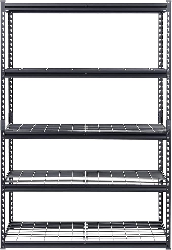 VEVOR Storage Shelves, 3000 lbs, 5 Tier Heavy Duty Garage Shelving, - Image 9