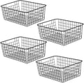 Metal Wire Basket Food Storage Organizer by HDYOUDO