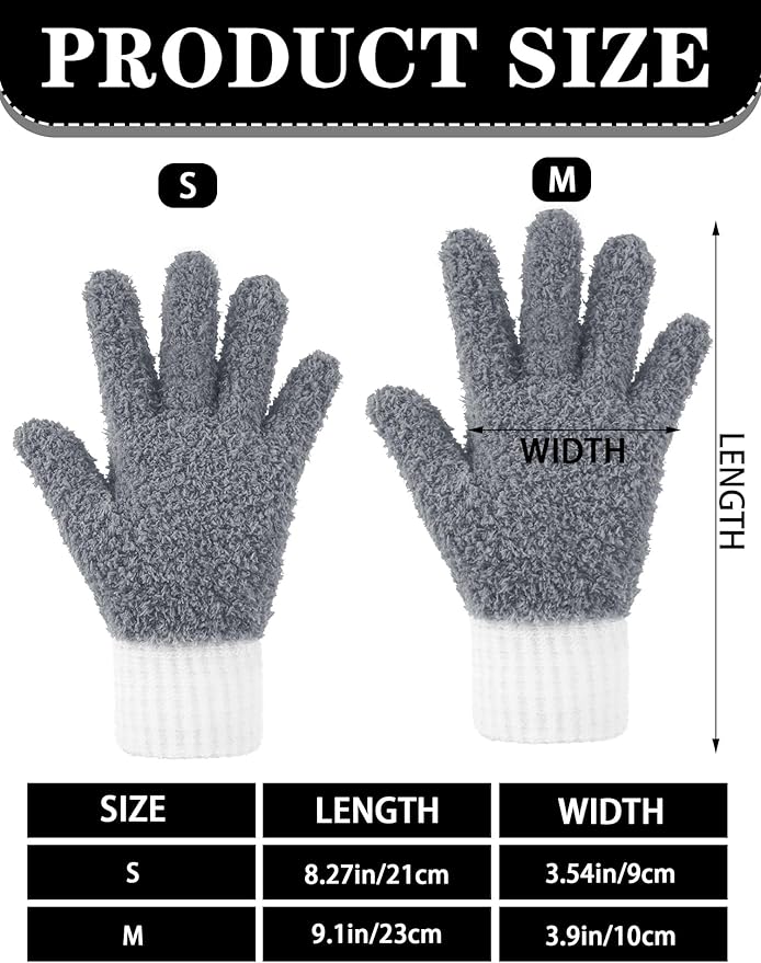 Bencailor 3 Pairs Microfiber Plant Dusting Gloves Leaf Cleaning Gloves - Image 3