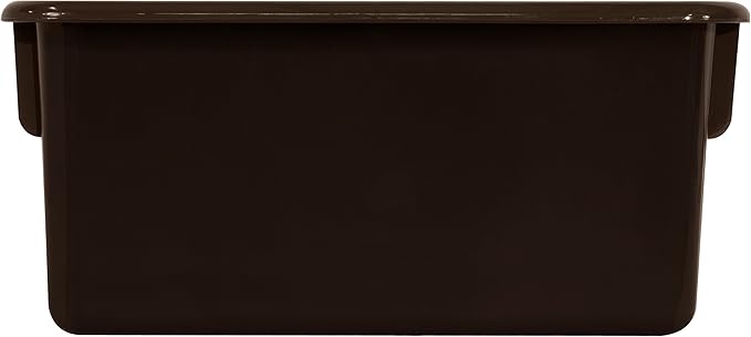 Wood Designs Cubby Storage Bin, Heavy Duty Plastic Containers - Image 4