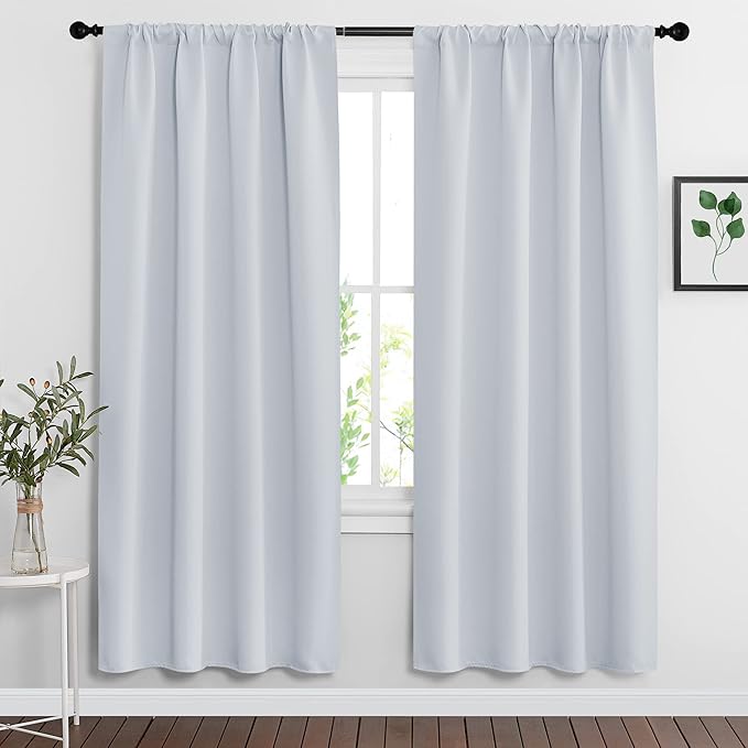RYB HOME Room Darkening Curtains Bedroom Window Draperies Sunlight Shades Panels by RYBHOME
