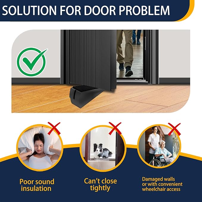 Adjustable Large Door Stopper, Strongest Tall Spring Heavy Duty Door Stop - Image 7