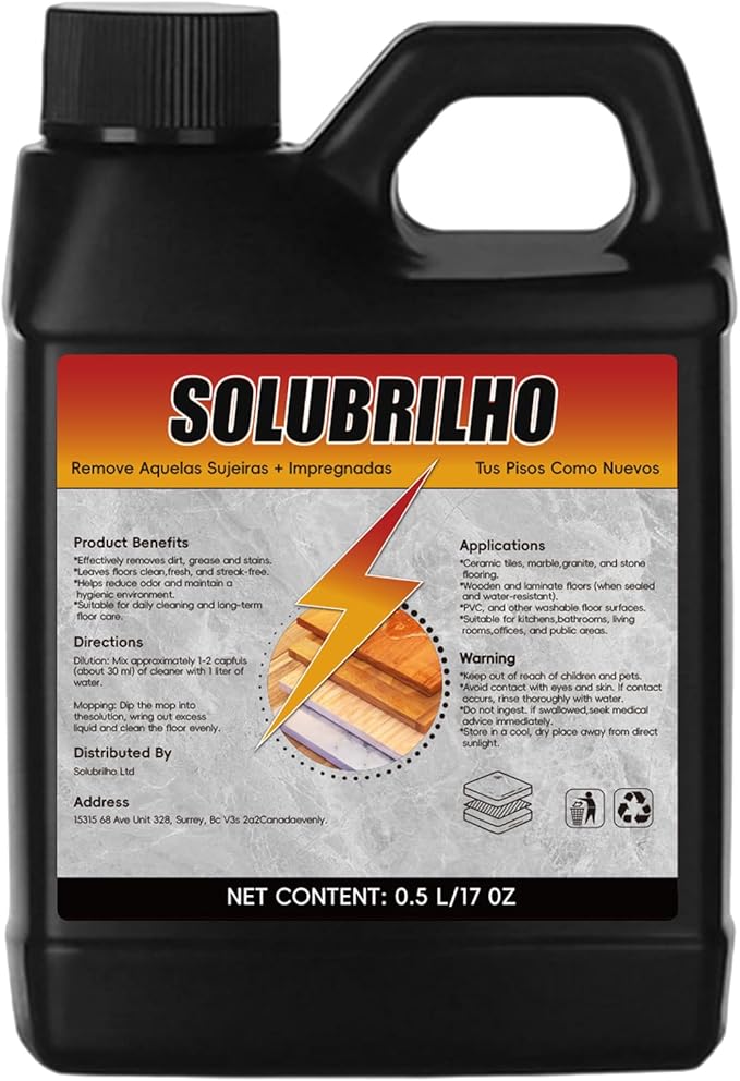 Tile Cleaner, Original Floor Cleaner Black Bottle, 0.5L Multipurpose Powerful by Unknown