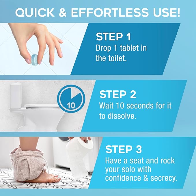 Odor Eliminating Toilet Tablets, Bathroom Deodorizer - Image 6