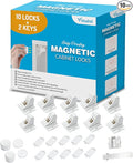 Vmaisi Adhesive Magnetic Locks for Cabinets & Drawers by vmaisi