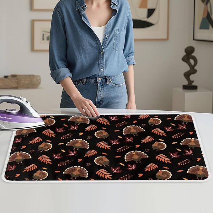 Cute Ironing Mat for Table top Washer, Countertop, Turkey Portable Iron Pad - Image 4