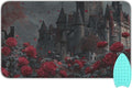 Castle Bats Rose Halloween Ironing Mat by Tatenale