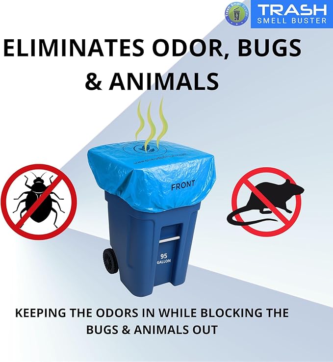 | Odor Eliminating Trash Can Cover - Image 4