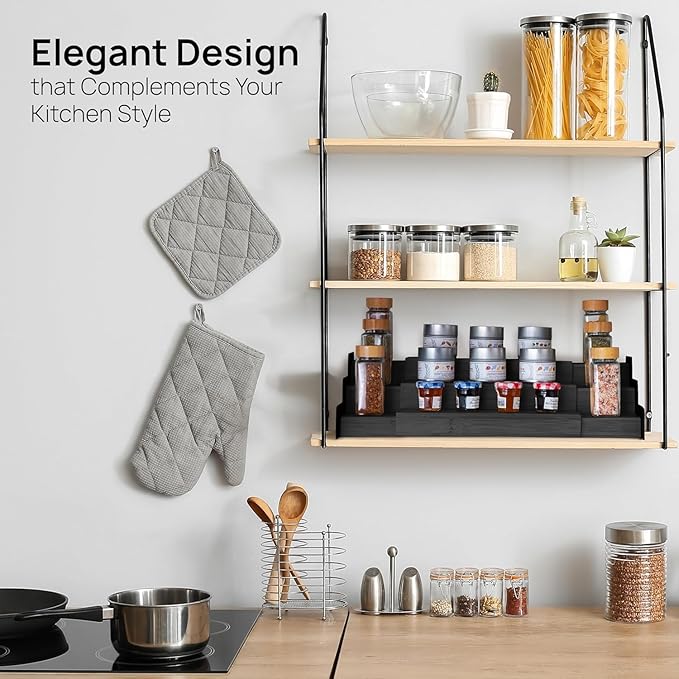 Ibyx Premium 3-Tier Spice Rack Organizer - Image 6