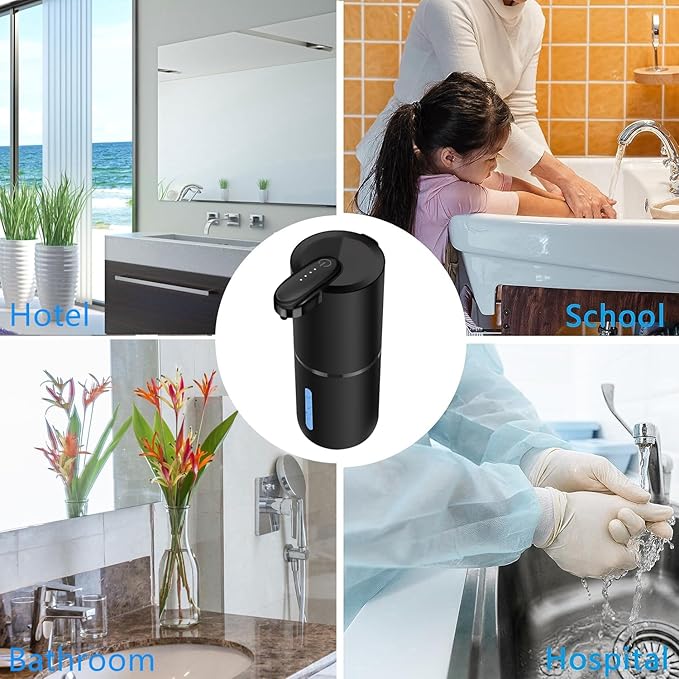 Automatic Liquid Soap Dispenser Bathroom Kitchen Dish Liquid Body Shampoo - Image 9