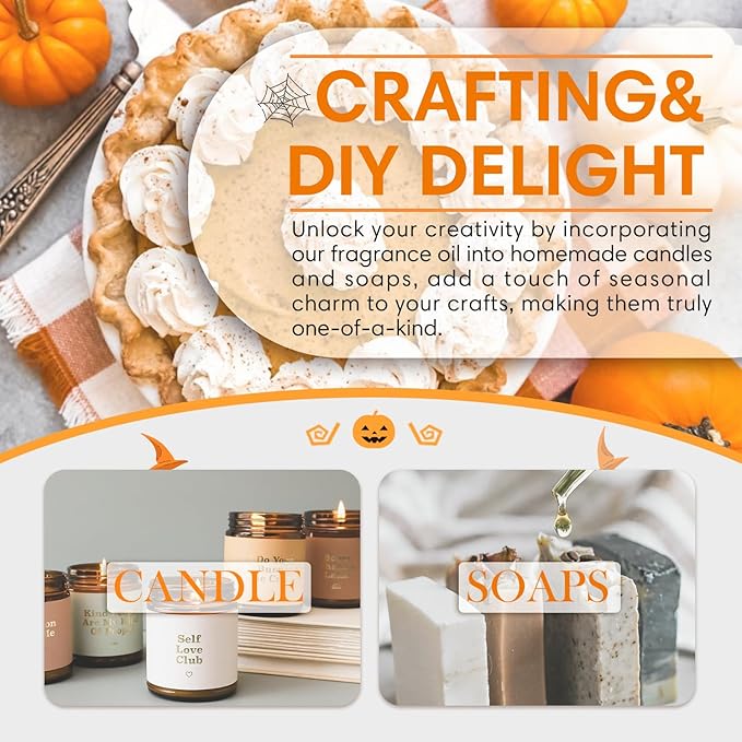 SALKING Pumpkin Pie Fragrance Oil, 120ml Premium Essential Oils - Image 5