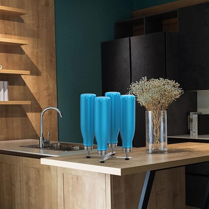 Plastic Bag & Bottle Drying Rack, Collapsible Countertop Stand - Image 5