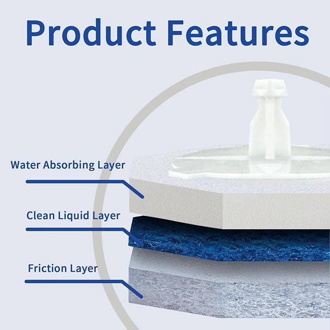 Aimery 100 Counts Blue Disposable Toilet Bowl Cleaning Refills Make Toilet And - Image 3