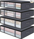StorageRight Under Bed Storage Bins, Breathable Organizer by StorageRight