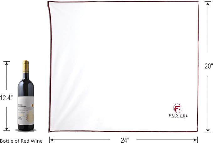 Large Microfiber Glass Polishing Cloth, Lint Streak Free Drying Towel 24x20 inch - Image 3