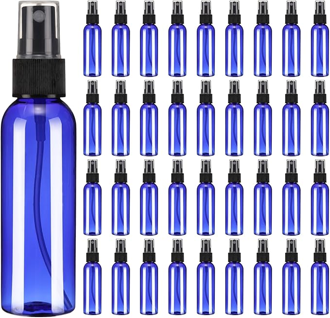 uxcell 100 Pack Spray Bottles, 2 Oz/60ML Reusable Clear Empty Mist Plastic Mini by uxcell