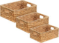 3 Pack Natural Water Hyacinth storage basket by ZeeingHom