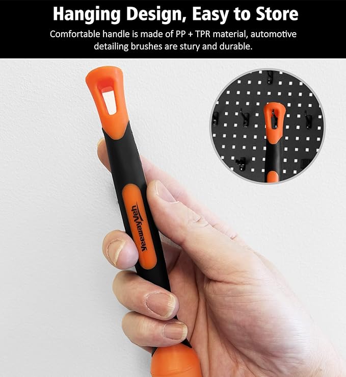 YeewayVeh 3pcs Car Detailing Brush Set - Image 7