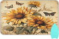 Retro Sunflowers and Butterflies Ironing Mat Thickened Ironing Blanket Travel by QwThum