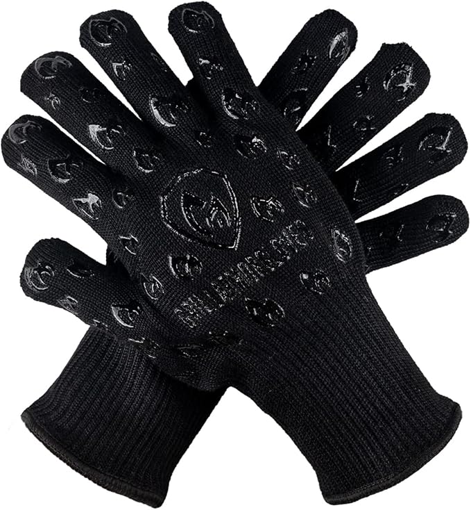 Grill Armor Oven Gloves 932°F Extreme Heat & Cut Resistant Oven Mitts by GrillArmorGloves