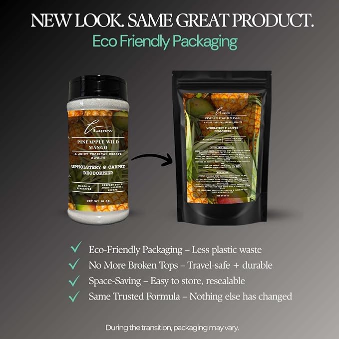 Pineapple Wild Mango Carpet Freshener Powder 16 oz | Powerful Odor Eliminator - Image 2