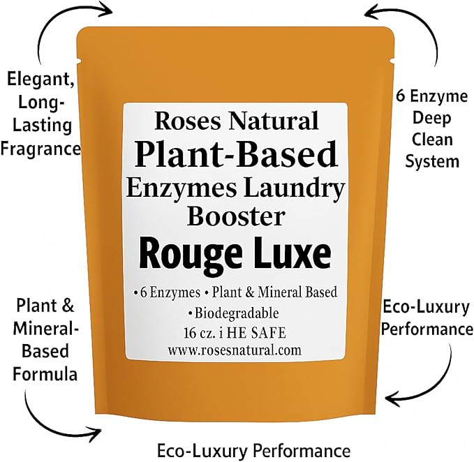 Natural Enzyme Laundry Booster – Rouge Luxe | 6 Enzymes | Deep Clean System | - Image 3