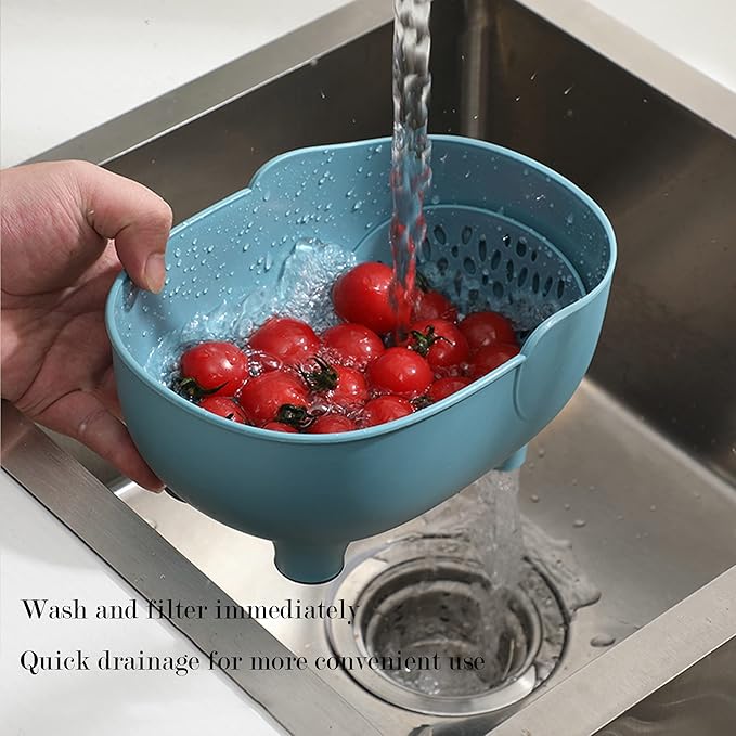 Vegetable Washing Basket with Elephant Drainage - Image 3
