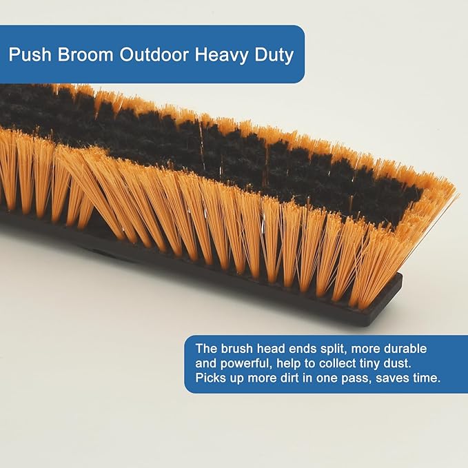 PBHEPJ 24 Inchs Push Broom Outdoor Heavy Duty, Shop Broom - Image 9