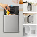 Stainless Steel Hanging Trash Can by LINSSEN
