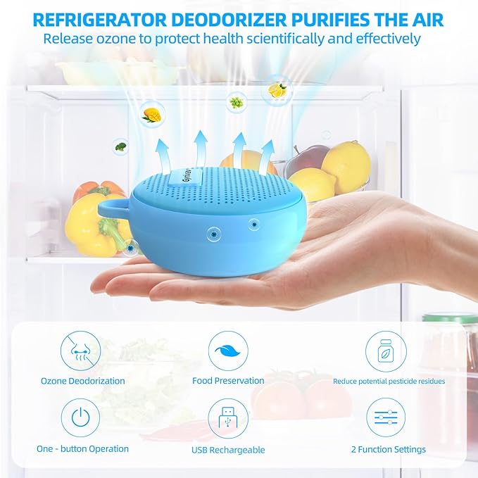 Refrigerator Deodorizer, Rechargeable Deodorizer, Fridge Deodorizer, Air - Image 2