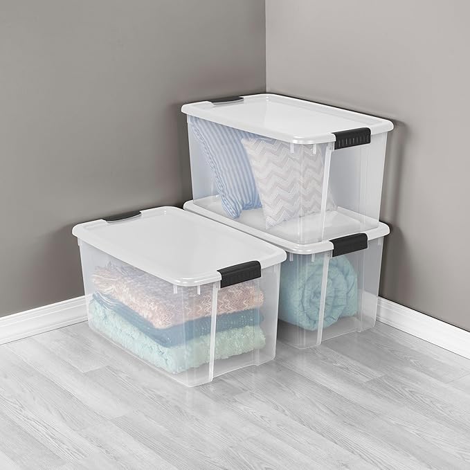 Sterilite 4 Pack Ultra Latching Box, Storage Bins - Image 5