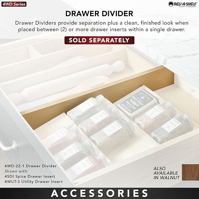 Rev-A-Shelf Trim-to-Fit Silverware Drawer Organizer - Image 3