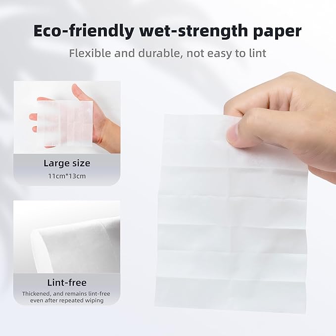 400 Count Lens Wipes for Eyeglasses, Eye Glasses Cleaner Wipes Pre-moistened - Image 8