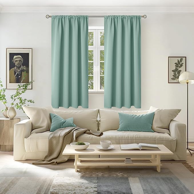 BGment Light Sage Blackout Curtains - Image 2