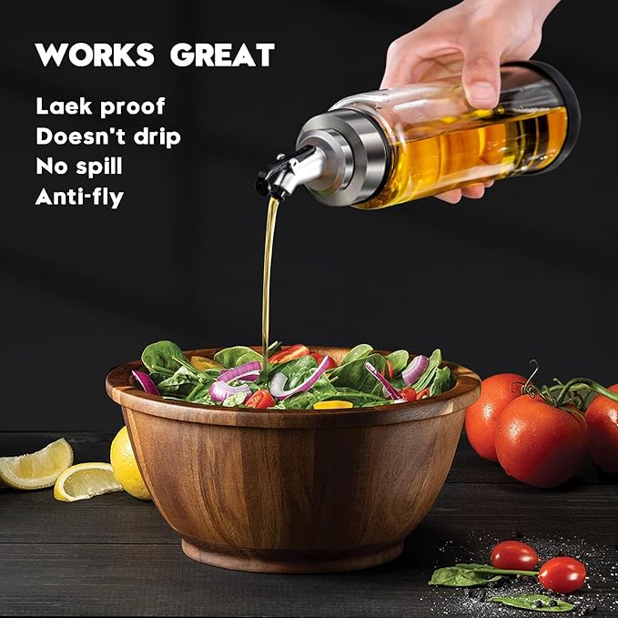 Glass Olive Oil Dispenser Bottle - Image 4
