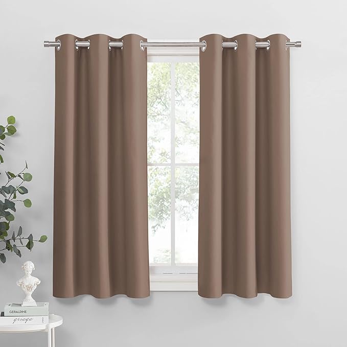 PONY DANCE Blackout Curtains Mocha by PONYDANCE