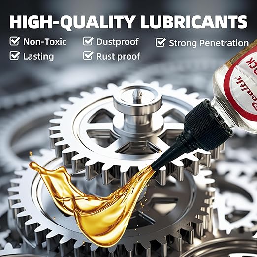 Realth Garage Door Lubricant -Lock Lubricant Keyhole, Long-Lasting, - Image 3