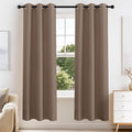 PONY DANCE Blackout Curtains for Bedroom 72 Inch Length 2 Panels Set, Privacy by PONYDANCE