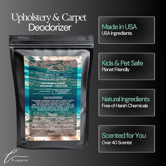 Mineral Sea Carpet Freshener Powder Refill 36 oz | Powerful Odor Eliminator - Image 5