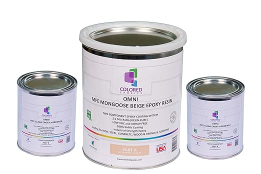 colored epoxies Mongoose Beige Epoxy Resin by ColoredEpoxies