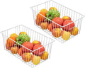 16inch Freezer Storage Organizer Baskets, Household Wire Refrigerator Bins by Y.Z.Bros