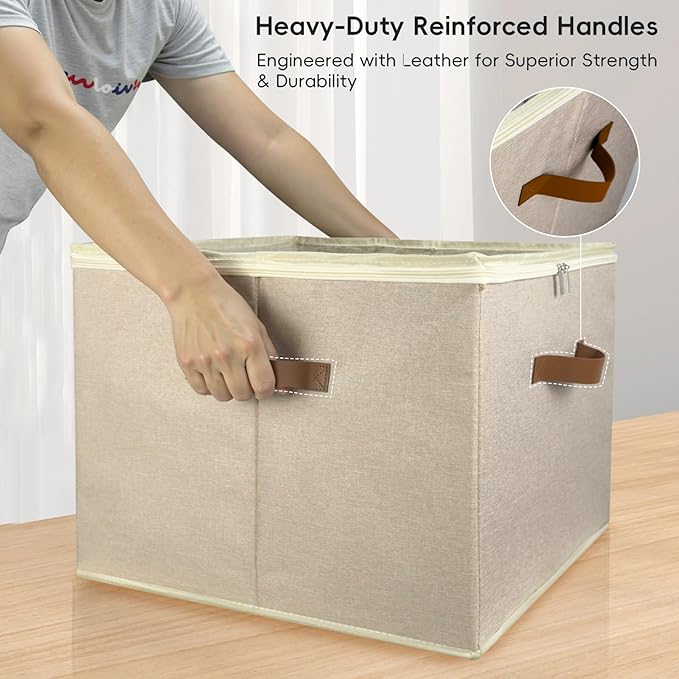 Shoe Organizer for Closet, 2 Pack Shoe Storage Bins - Image 5